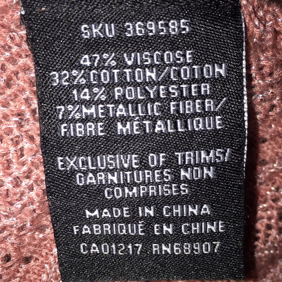 Le Chateau Ladies Pullover Sweater Pink Size XXS - Picture 8 of 9